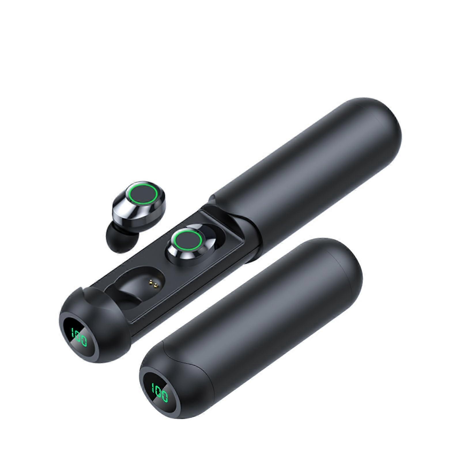 Wireless Earbuds with Noise Reduction, In-Ear Bluetooth Earphones, Lightweight Design, LED Display, Charging Case Included