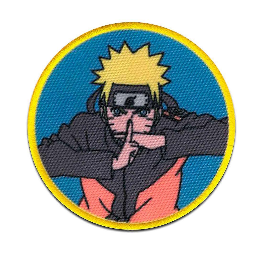 Naruto Uzumaki Manga Anime - patch, iron-on patch, iron-on patch, size: 6 x 6 cm