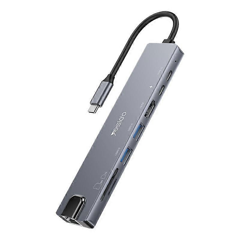 Yesido HB27 8 in 1 Type-C 3.1 Docking Station HB27