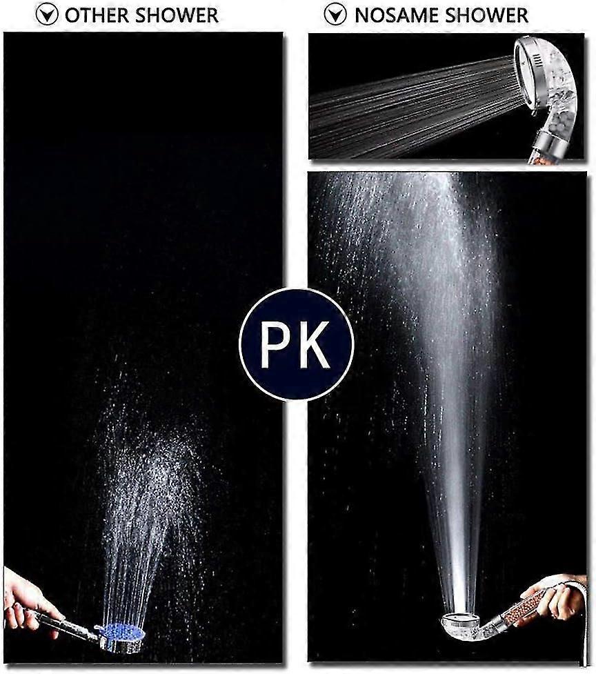 مرشح رأس الدش ترشيح ارتفاع ضغط المياه توفير 3 وضع وظيفة رذاذ رؤوس دش محمولة للبشرة الجافة