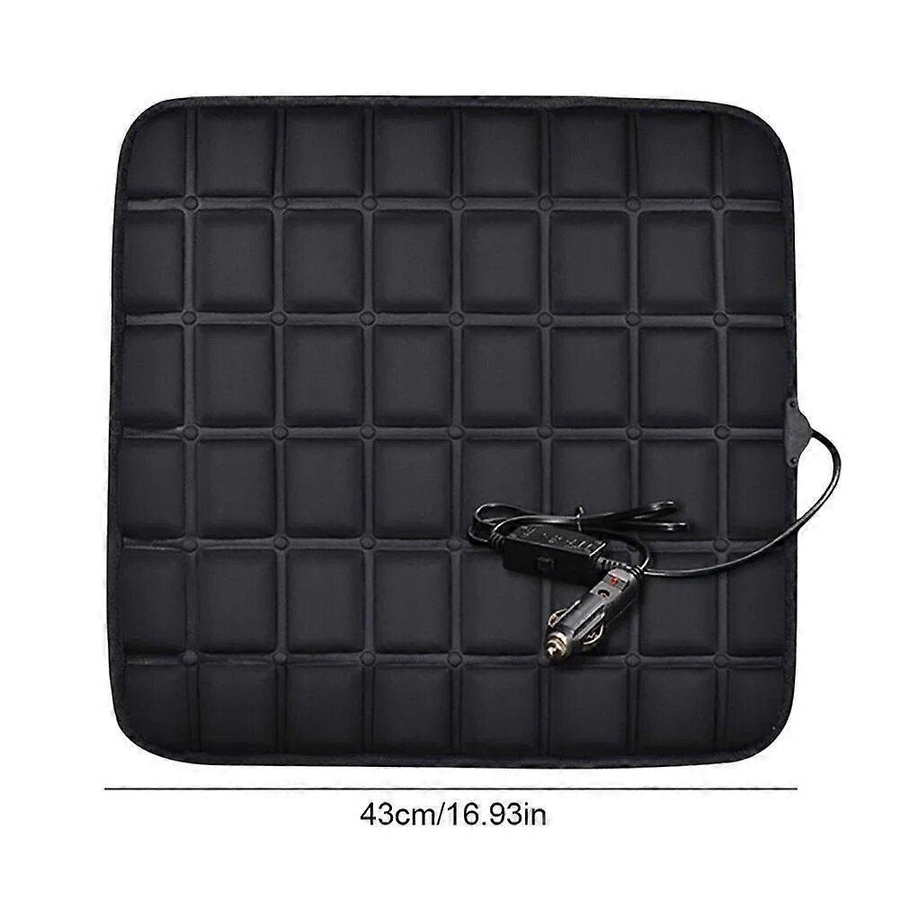 12V Car Seat Heated Cover Adjustable Temperature Electric Warming Pads 40W Car Seat Heating Cushion Anti-slip Winter Pad Cushion