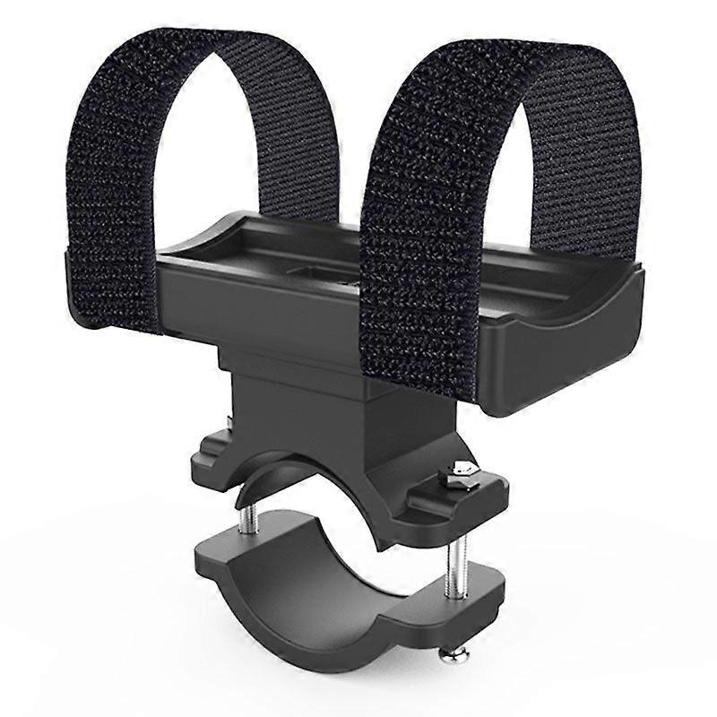 Flashlight Holder Bicycle Clamp - Universal Mounting Clip for Torch Holders with Rotatable and Flexible Elastic Adjustment Adjustable Bicycle Torch H