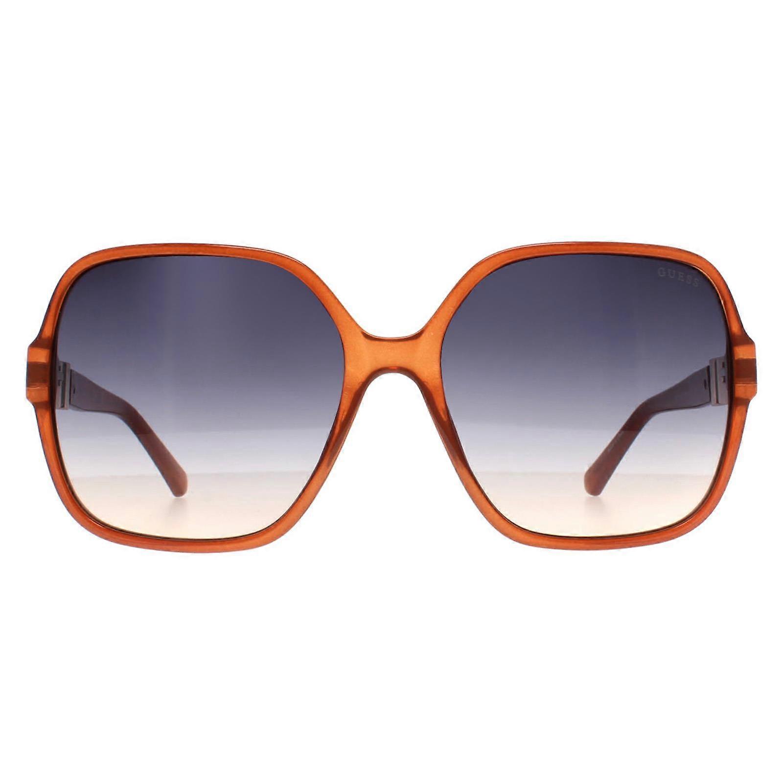 Guess Sunglasses GF00017 47W Light Brown Blue Gradient