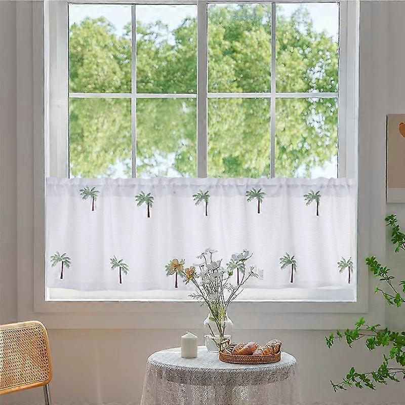 Tassel Small Short Curtain Cabinet Curtain Partition Curtain Semi Shading Curtain pp199