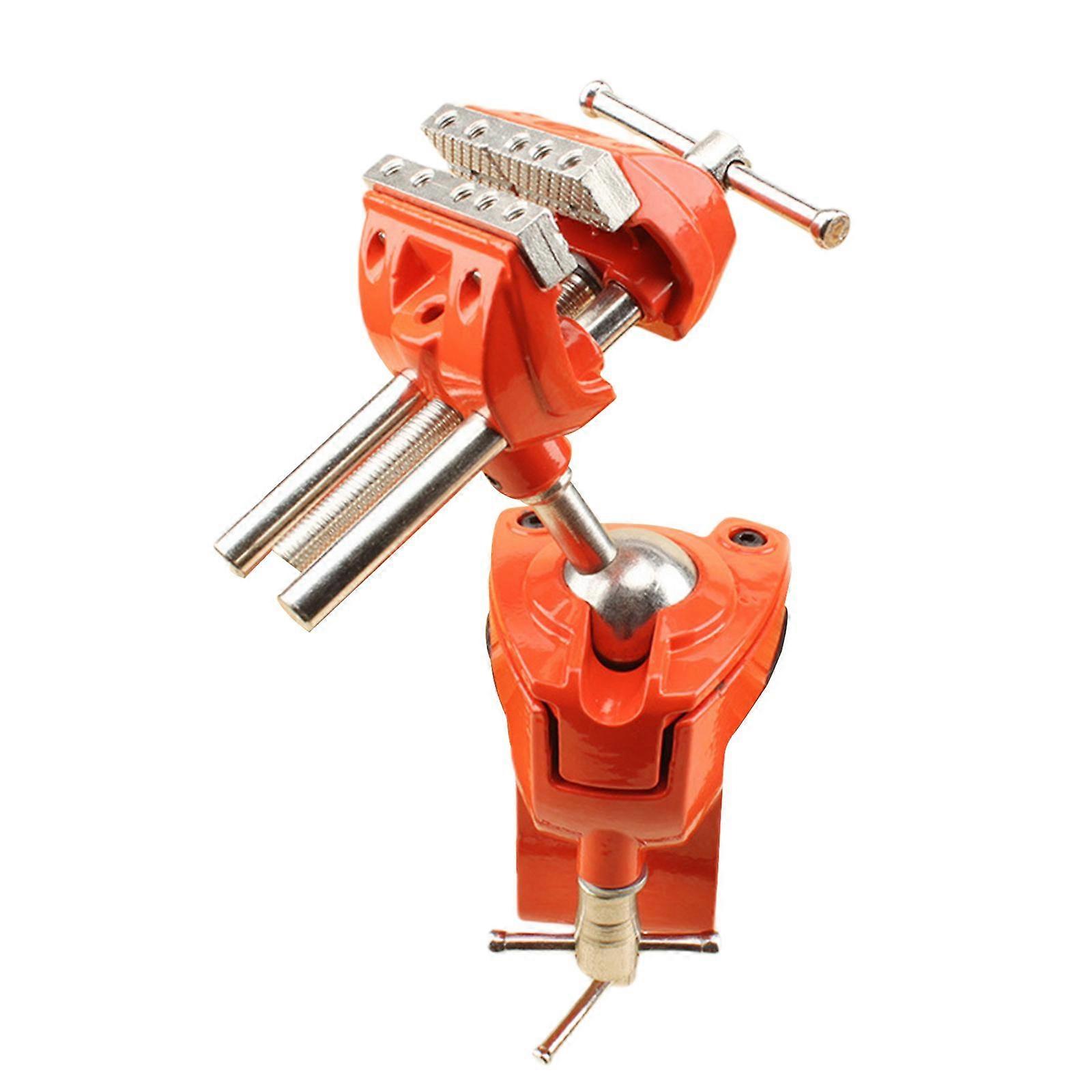 Swivel Tabletop Clamp Vice Rotating Drill Stand for Craft Sawing, Metalworking,