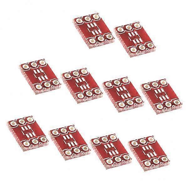 7-9 חבילות סט של 10 0.95 מ"מ SOT23 לטבול PCB ניסוי ממיר לוח 6 פינים אדום