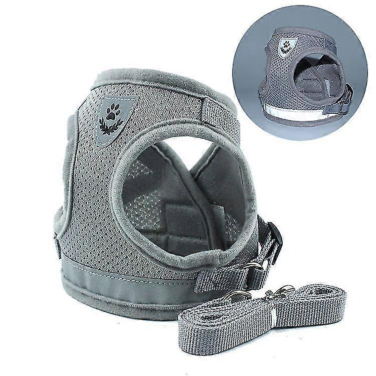 Cat Harness  Pet Harness XL Gray  Cat Harness Proof