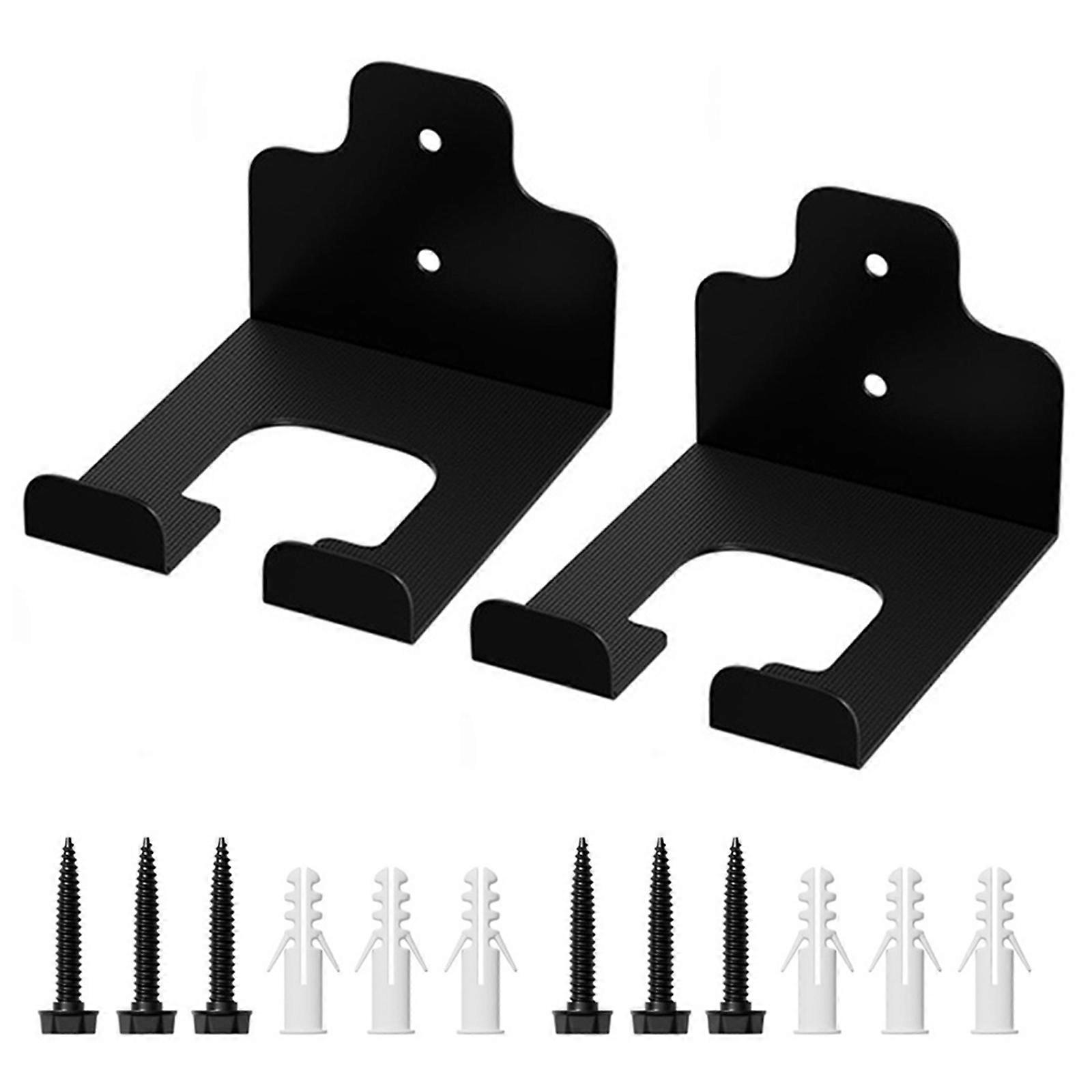 Multipurpose Wall Mounted Tool Holder Storage Solution With High Load Capacity 2 Pack Suitable for Garage and Garden Use