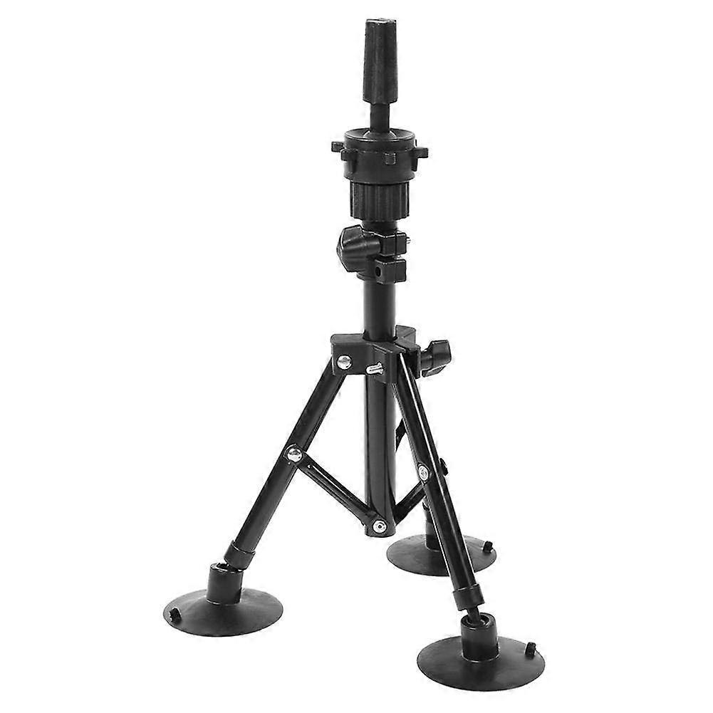 Mannequin Tripod Stand Holder for Adjustable Wig Head, Metal Styling Tripod for Hairdressing, Black Mannequin Support