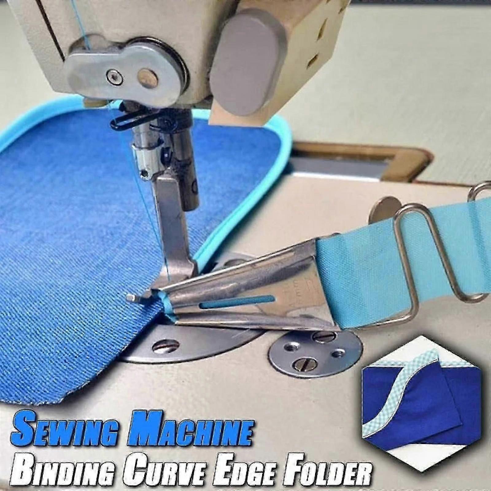 Symaskine Binding Curve Edge Folder Skrå Binder Angle Binder Curve Edge Bias Binder Quality Bias Binding Tape Shaper Multifunktionel Presser Foot