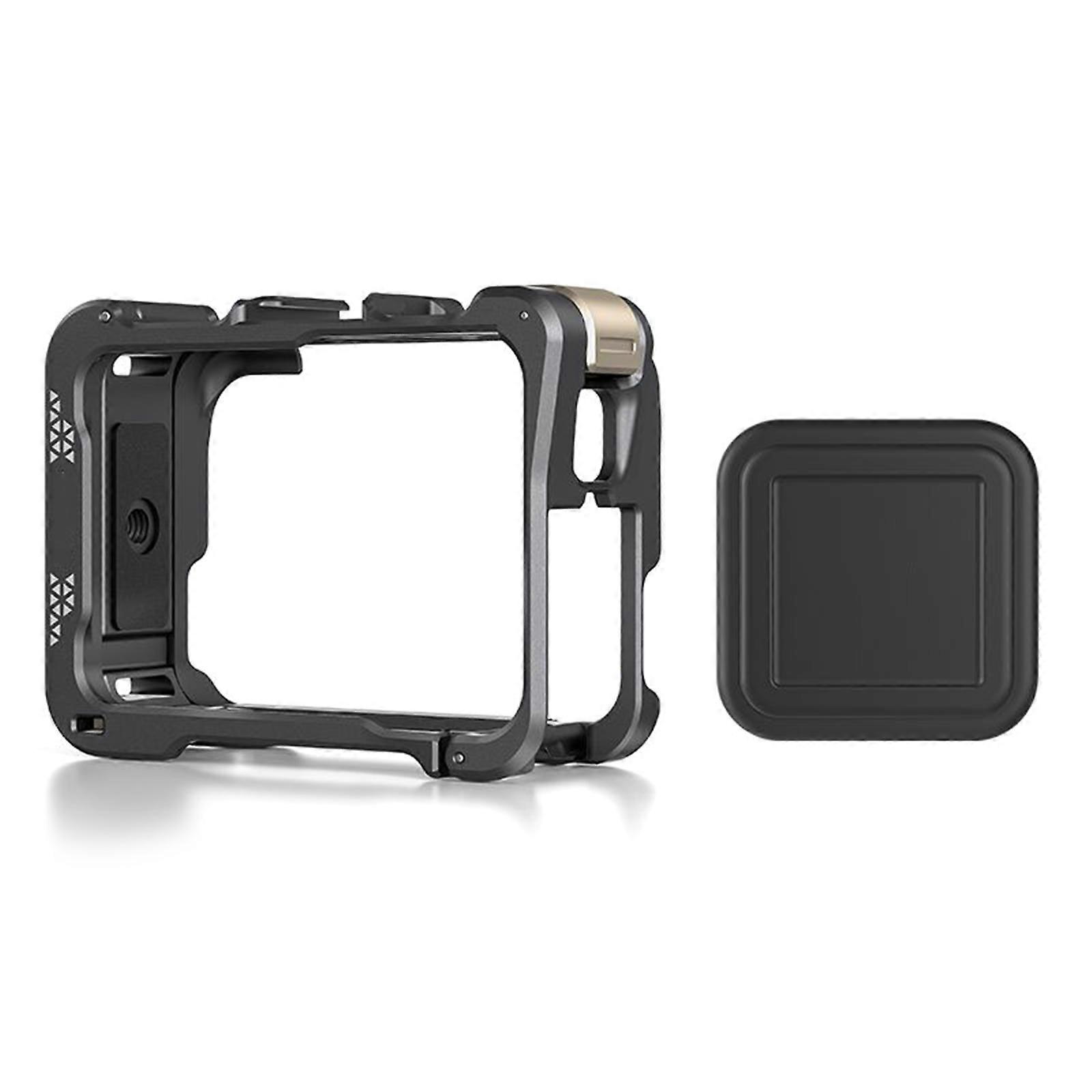 Protective Border Housing Case Frame Cage with Len Cap Protector for Ace Pro Action Camera Mount Adapter
