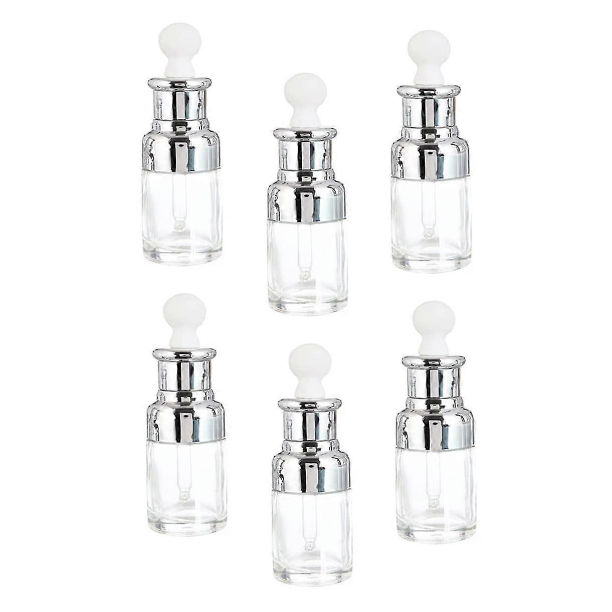 6 Pack Perfume Dropper Bottles Essential Oil Container 30ml Glass Aromatherapy Bottle Dispenser