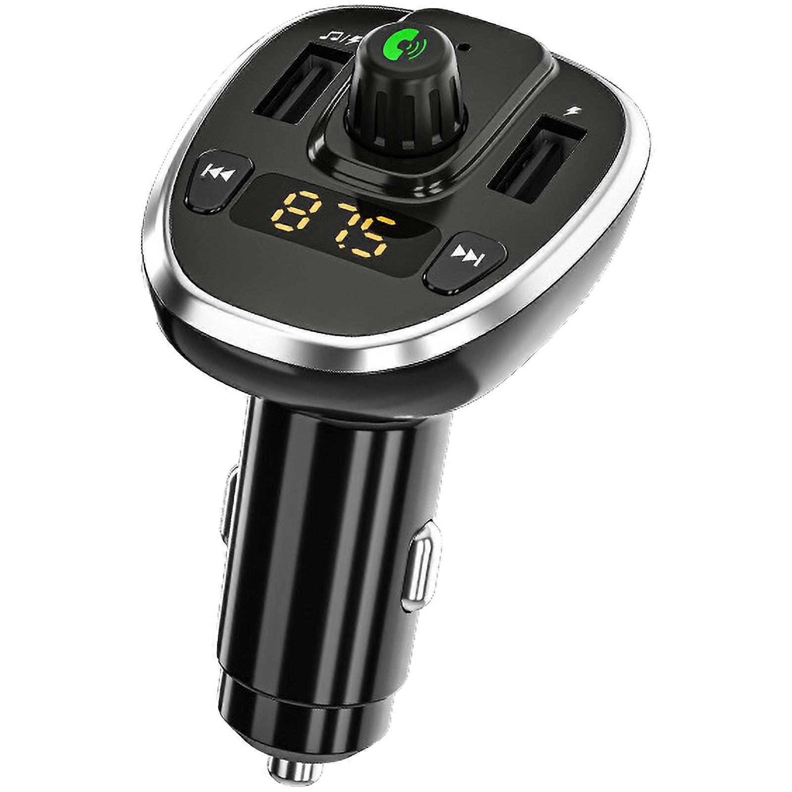 Handsfree Call Car Charges,Bluetooth-compatible FM Transmitters Radio Receiver,Mp3 Player 2USB Port Charges