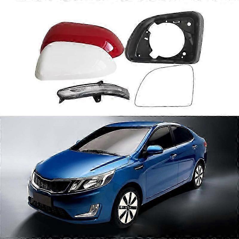 Applicable To 17-19 Kia K2/Kx Cross Rearview Mirror Shell Rearview Mirror Cover Lens Turn Light