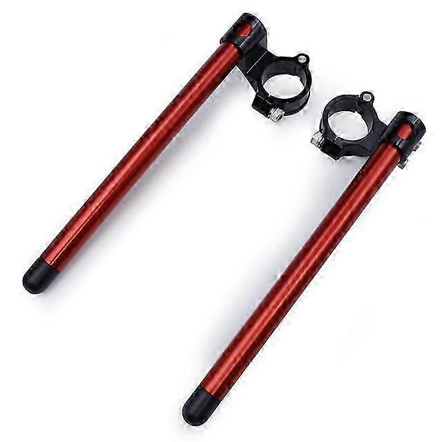 Universal Racing Adjustable Cnc 37 41 43 45 48 50mm 2"riser Rised Clip On Ons Fork Handlebars Handle Bar Cafe Racer Motorcycle