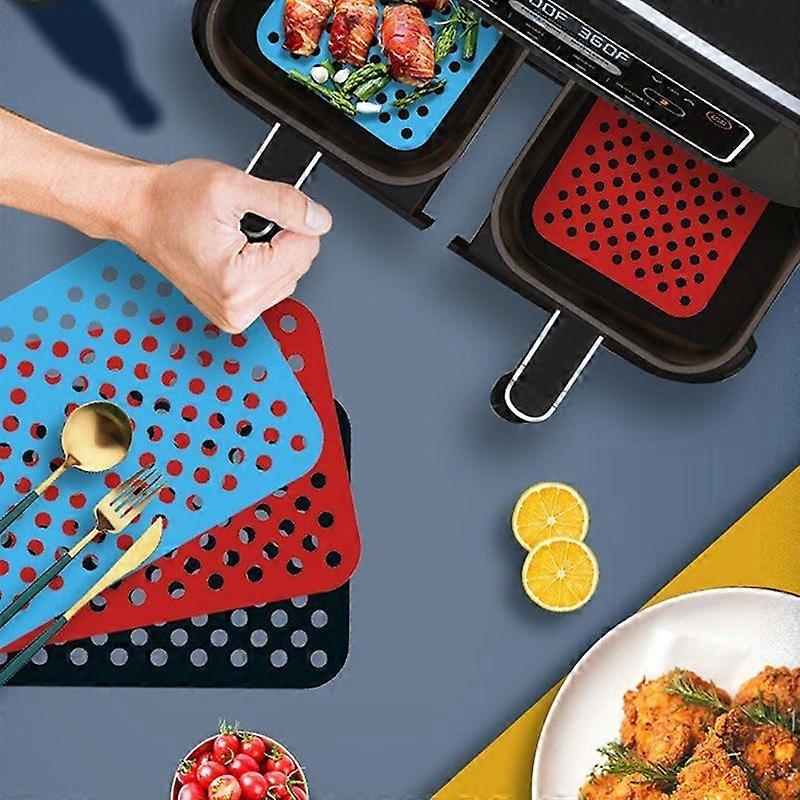 سيليكون ماتس اكسسوارات المطبخ هواء هول الهواء المقلاة ورق البرشمان بطانات