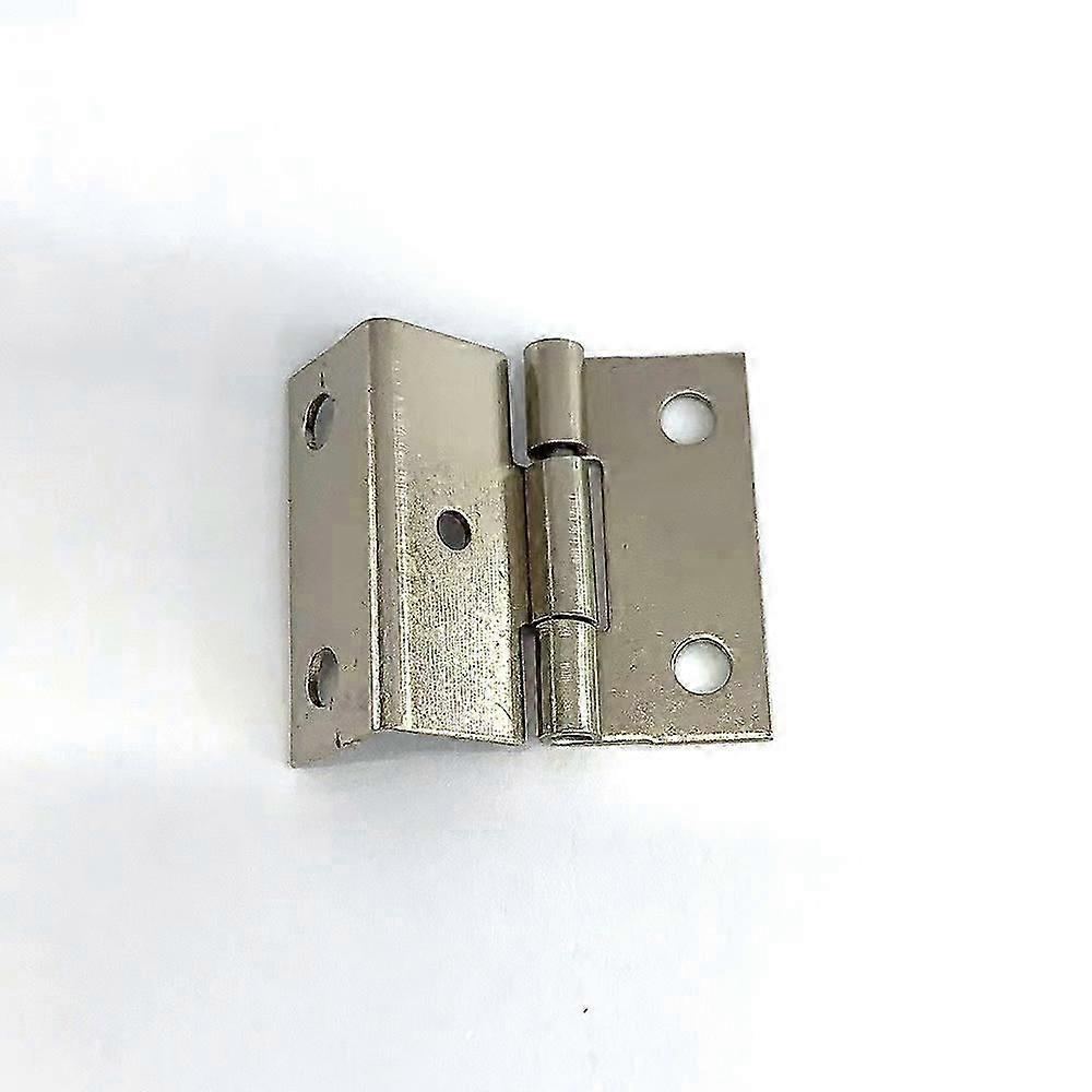 Three-fold hinge - Decor: white nickel - Height: 25 mm - Material: iron