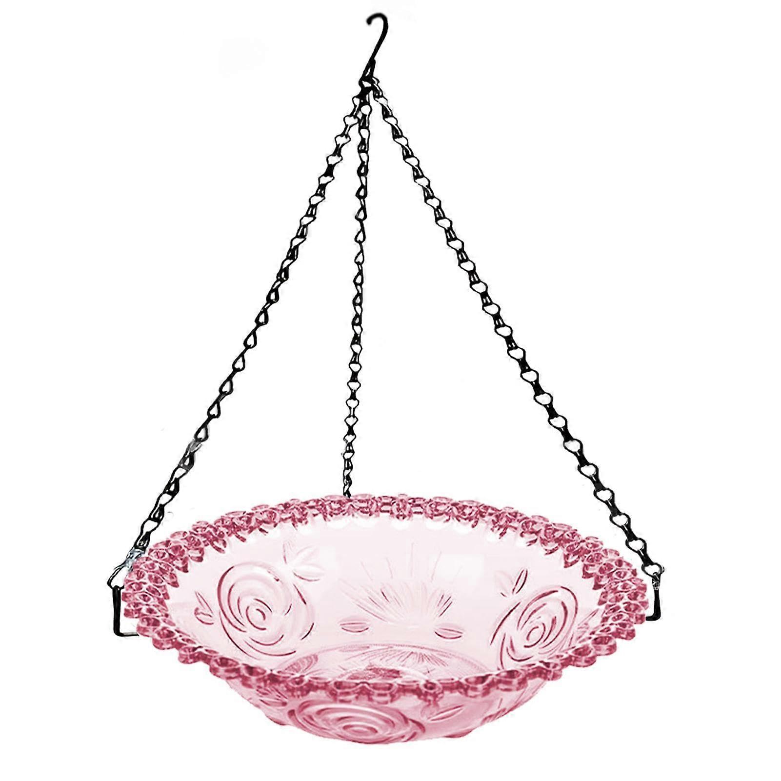 Large bird bath for outdoor use, bird bath for the garden, transparent large bird feeder