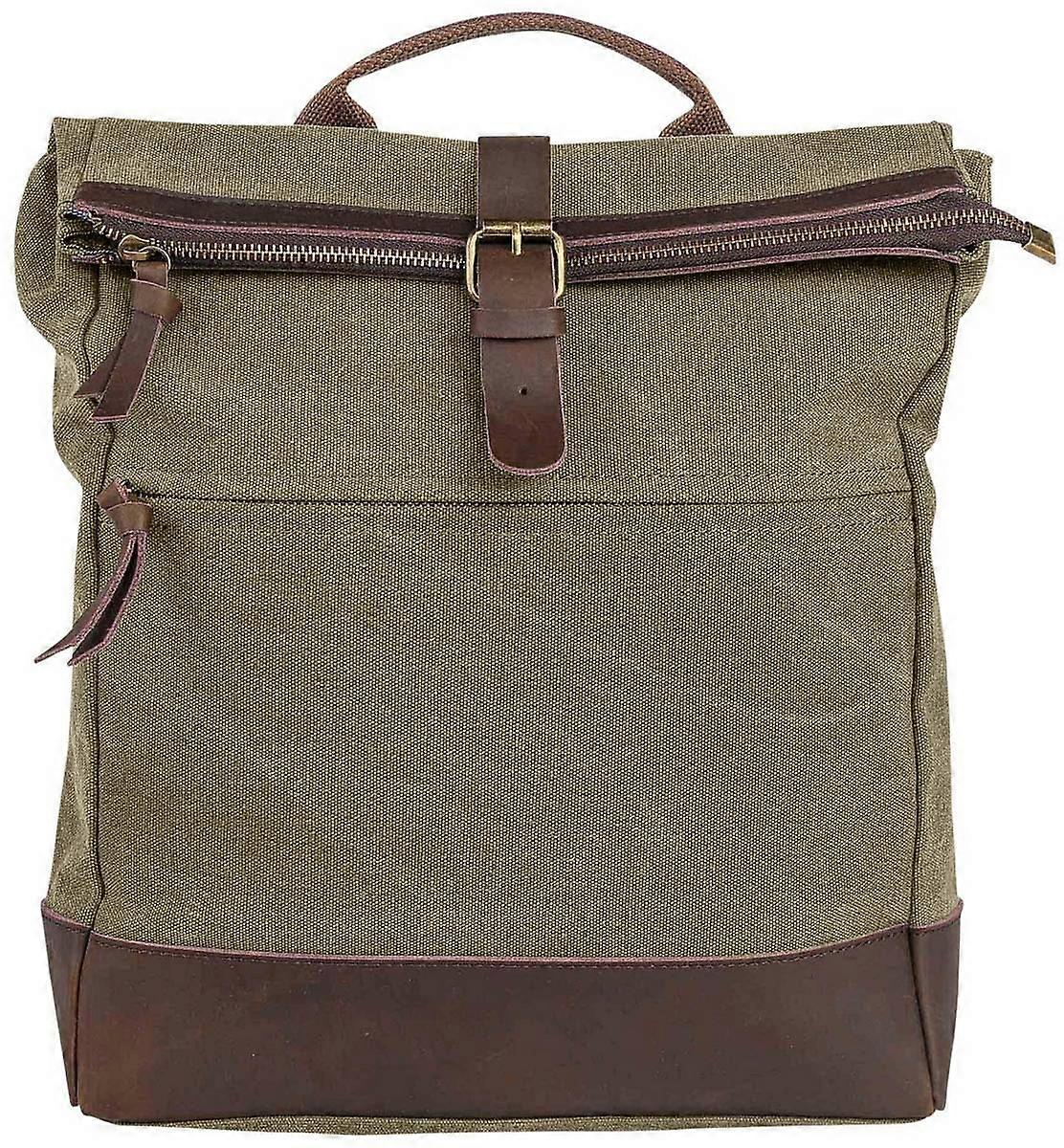ZEDE Military School Backpack - Olive Green