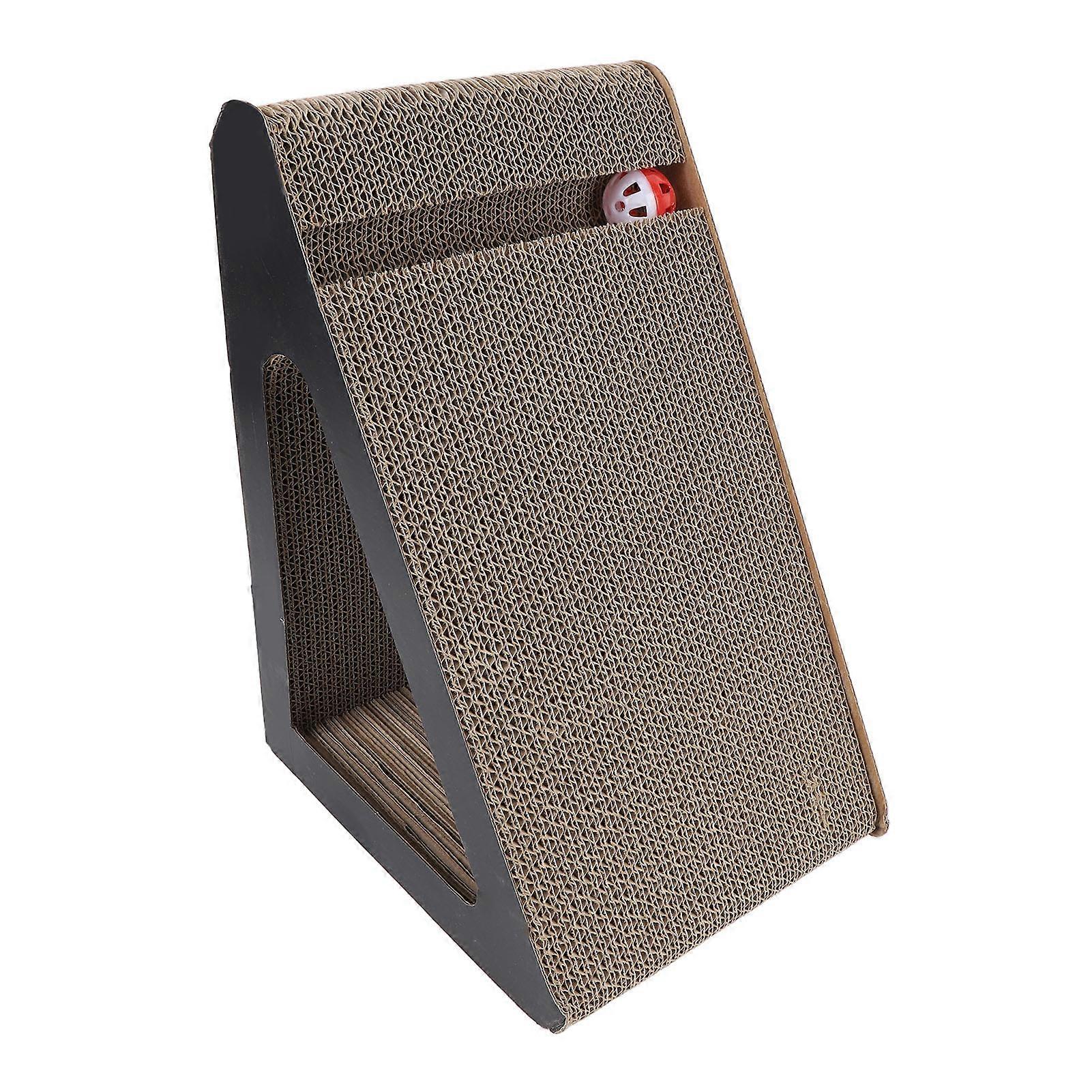 katt skrapebrett trekant vertikal form bølgepapp katt katt skraper for sliping av klør 