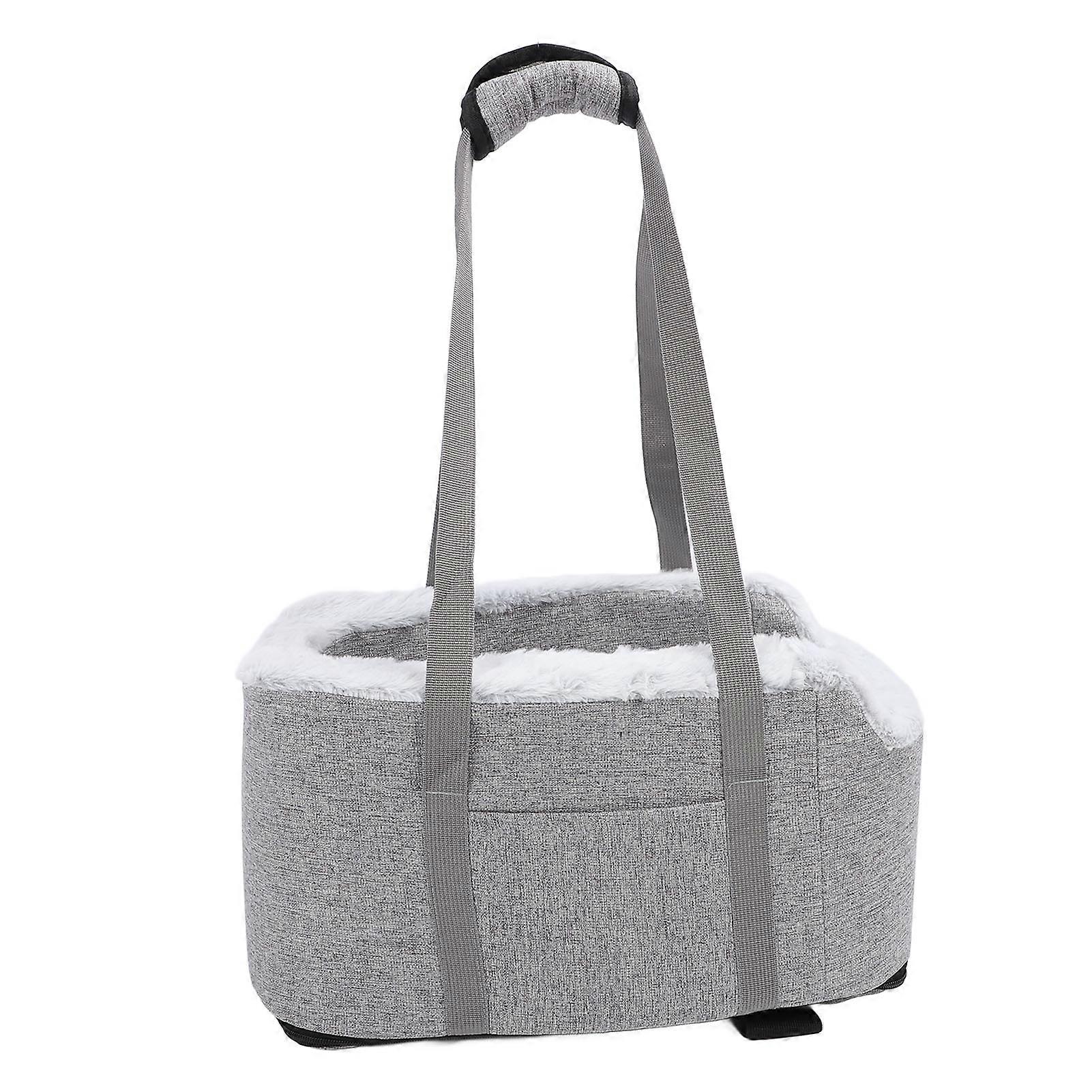 For Center Console Dog Car Seat Soft Cozy Fabric Portable Pet Booster Car Seat For Cats Dogs Puppy Kitten