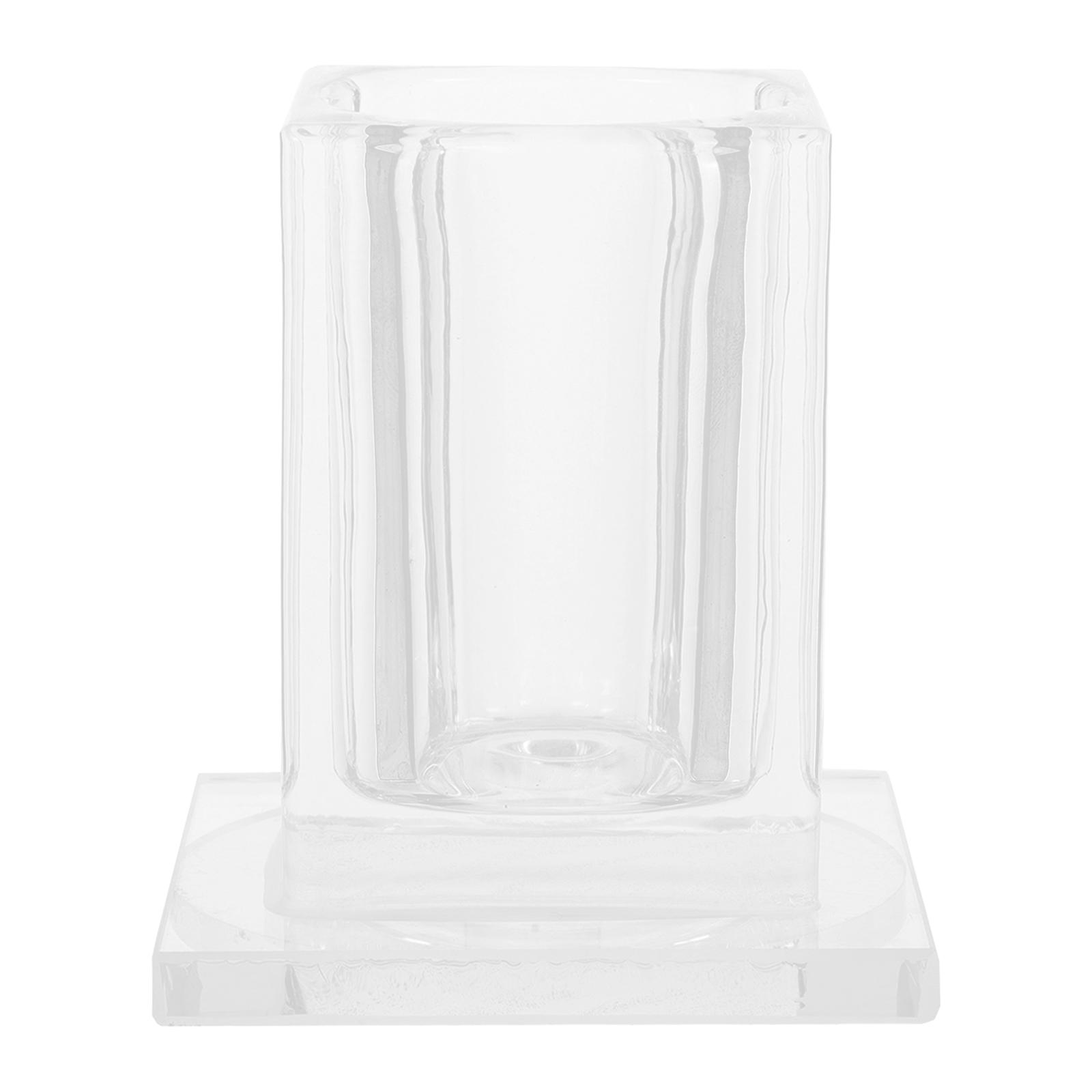 Acrylic Microphone Holder Stand with Non Slip Base for Wireless Mic Storage – Stable Desktop Mic Support Rack with Single Slot Design for Shock and