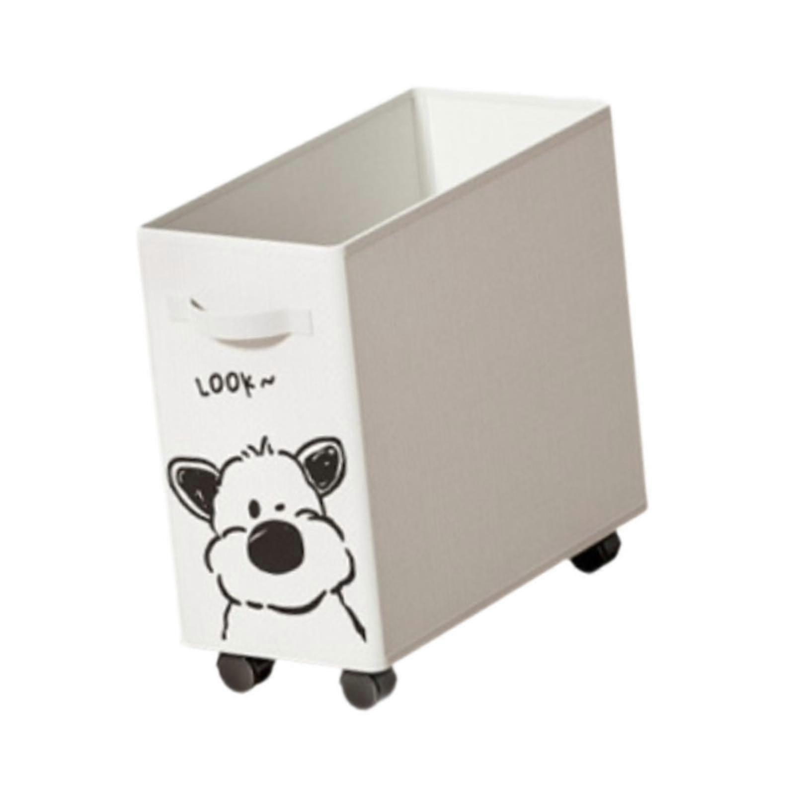 Space-Saving Mobile Shelf Utility Cart for Apartment Kitchen or Dorm Room