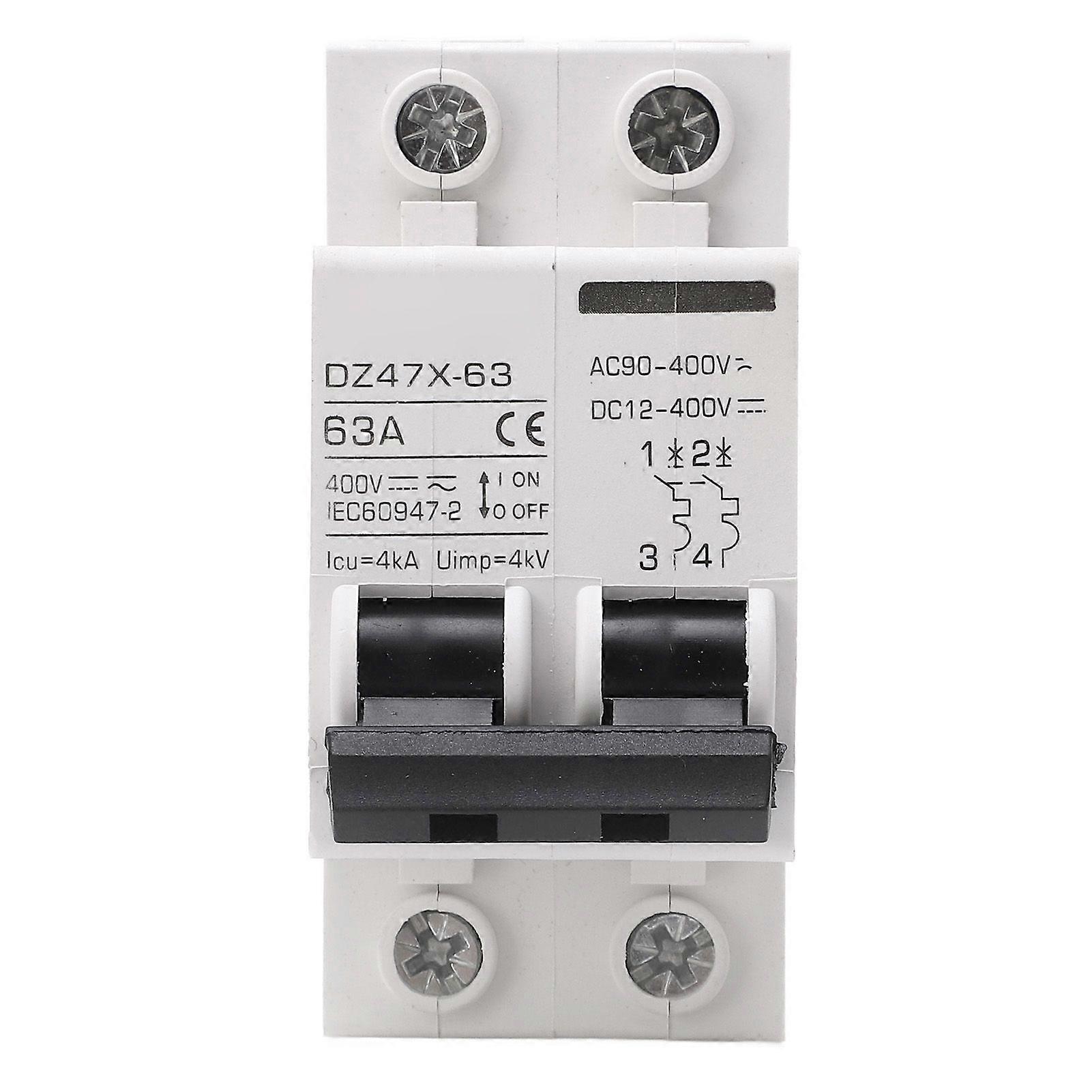 High quality  DZ47X-63 63A 400V AC D...