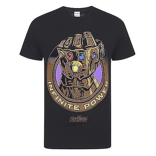 Marvel Avengers Infinity War Mens Thanos Infinity Gauntlet T-Shirt