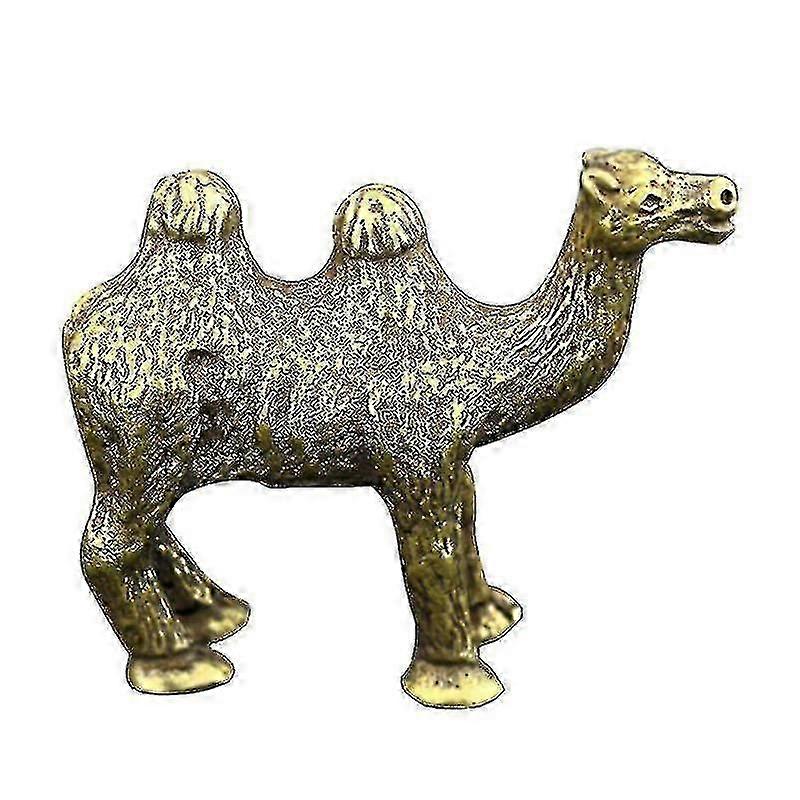 4.5x3.5x1.3cm Golden Sculptures & Statues Mini Camel Desktop Adornment Decorative Camel Figurine Scu