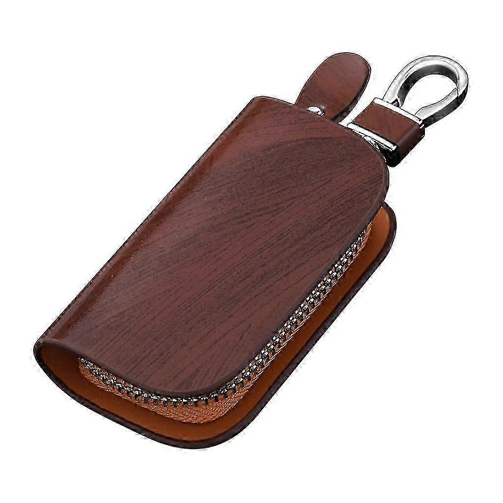 Nyckelkåpa i läder för Toyota fjärrkontroll - brun