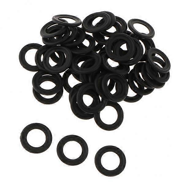 2- 50Pcs M14 Rubber Oil Drain Plug Washers Gaskets for