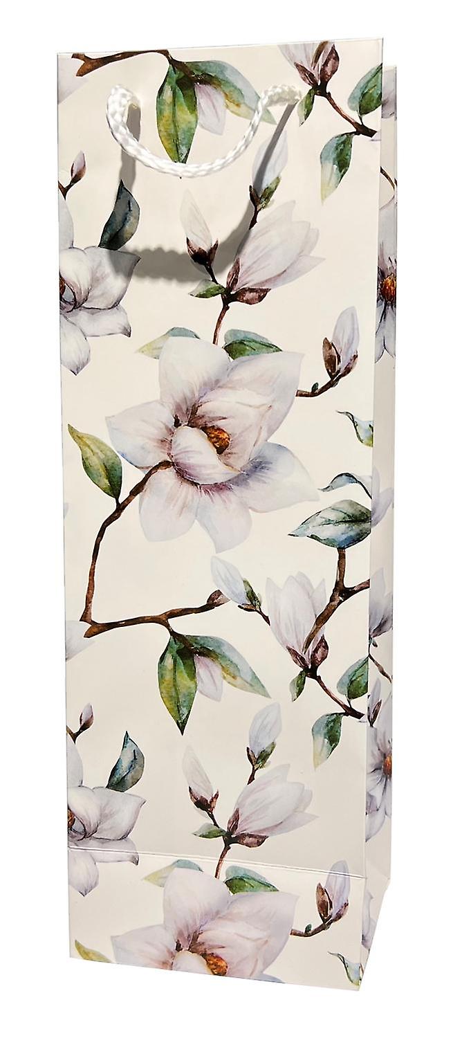 Presentpåse Vin Blommor 35x12x9 cm 3-pack