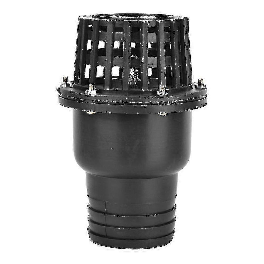 3 بوصة أسود PVC الضغط المنخفض شقة فحص صمام القدم لآلة مضخة المياه السائل