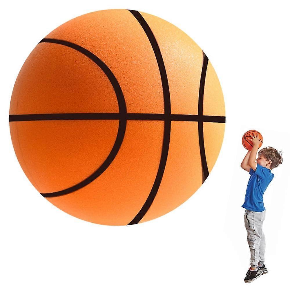 Silent Basketball 24 cm Foam Ball for Training - Lightweight, High Density, Quiet Indoor Practice Ball for Kids and Adults