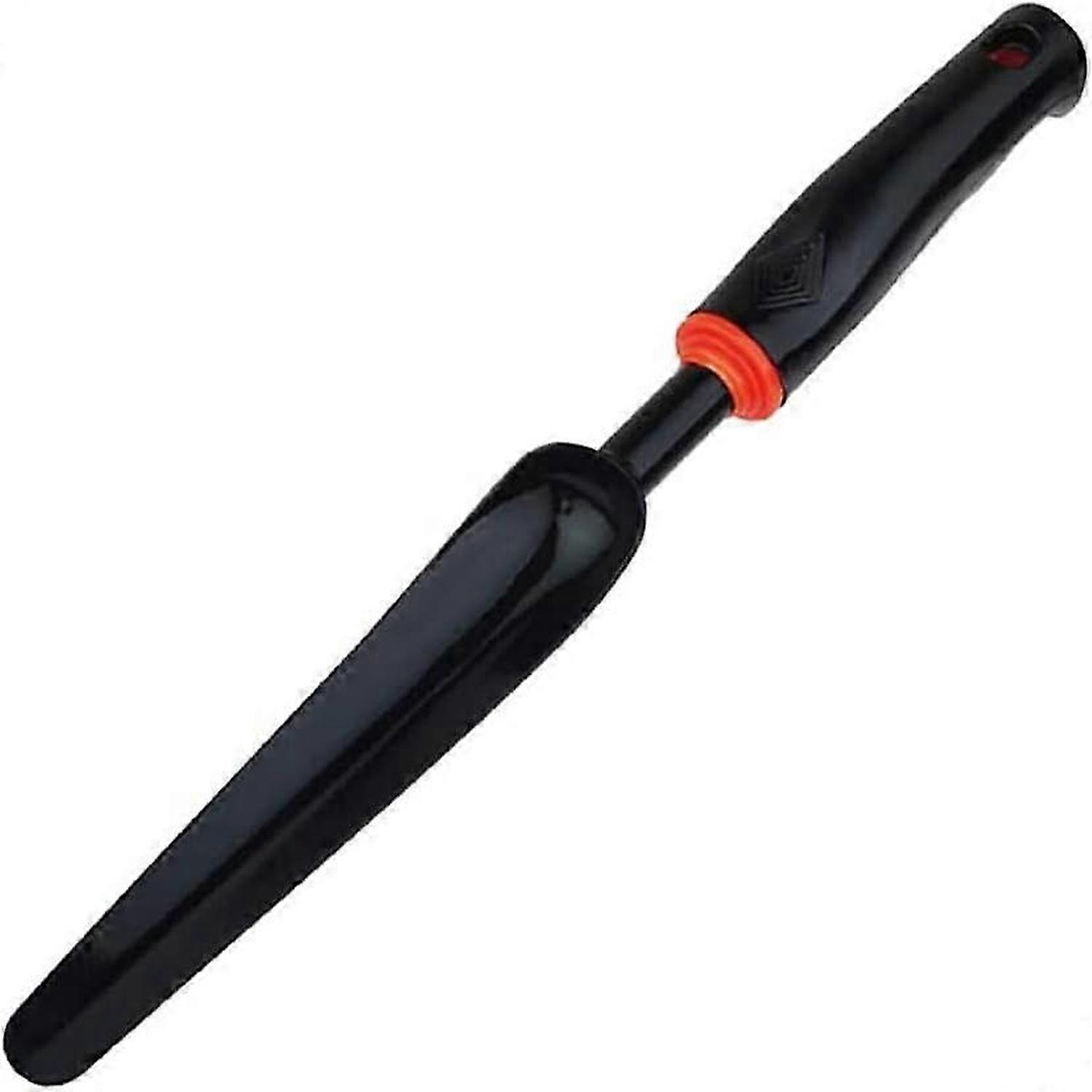 Garden Pointed Weeder Portable Weed Spade Multipurpose Narrow Head Grass Puller Tool,Black