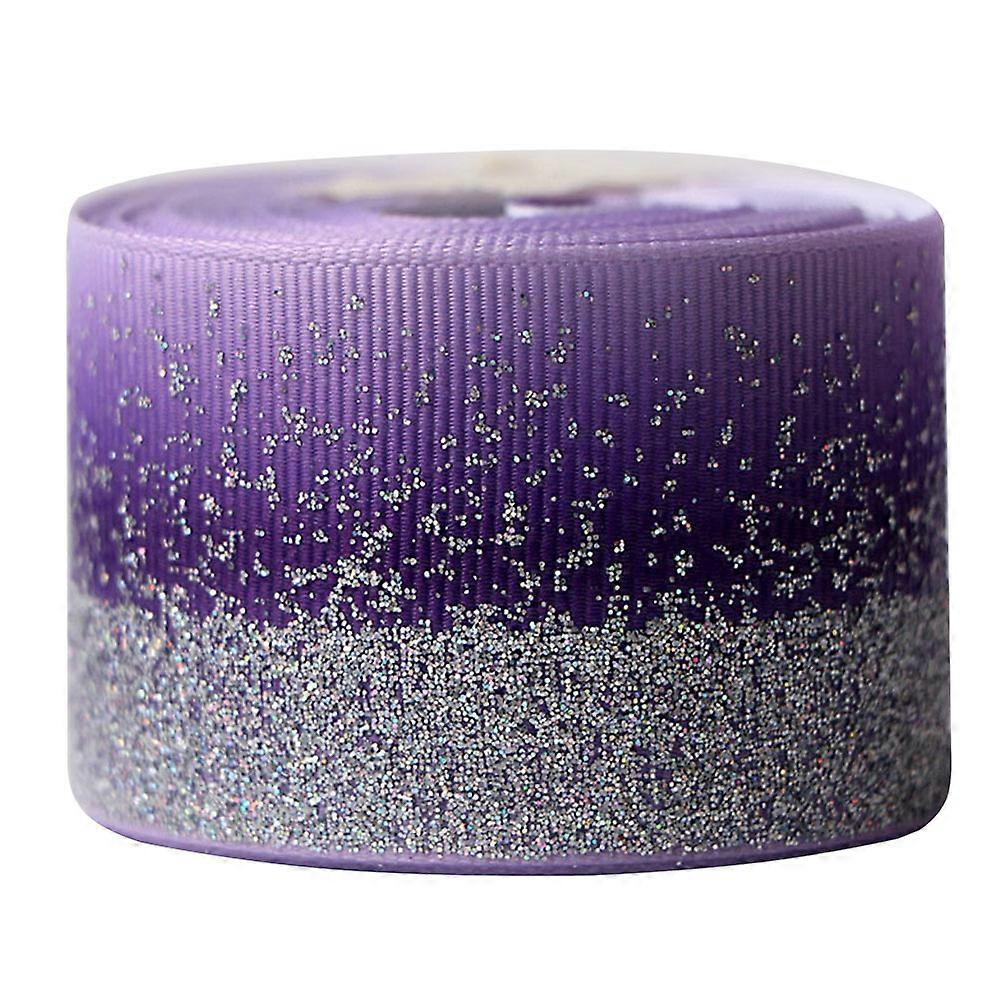 Gradient Grosgrain Ribbon Purple Multi Purpose for Wrapping, Hair Accessories, Crafts, Bouquets, and Balloon Decorations