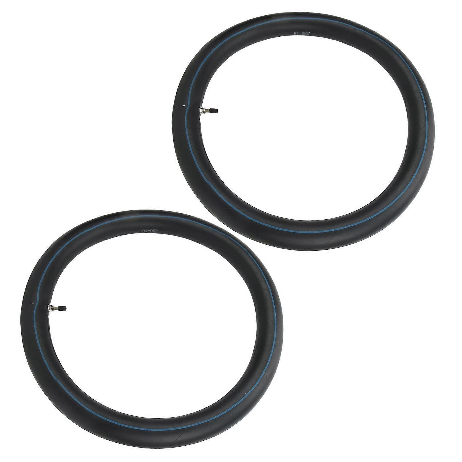 2 x 2.5018 inner tube tyres with TR 4 noise handle, good for 18 inches Ref: 5645