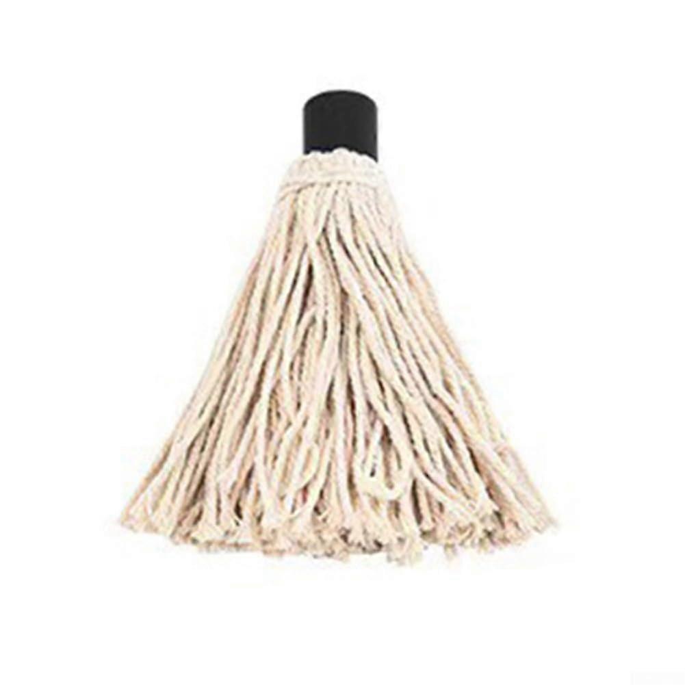 BBQ Brush with Wooden Handle, Flavour Enhancing Cotton Fibres, Replacement Heads (Brush Heads)