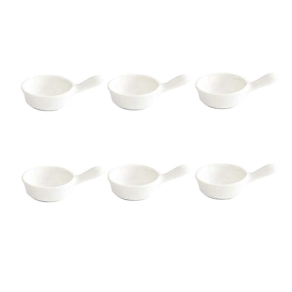a polished product description for your **6pcs Handled Ceramic Sauce Cups**:

 

### 🍽️ 6pcs Handled Ceramic Sauce Cups – Dipping Dish & Seasoning