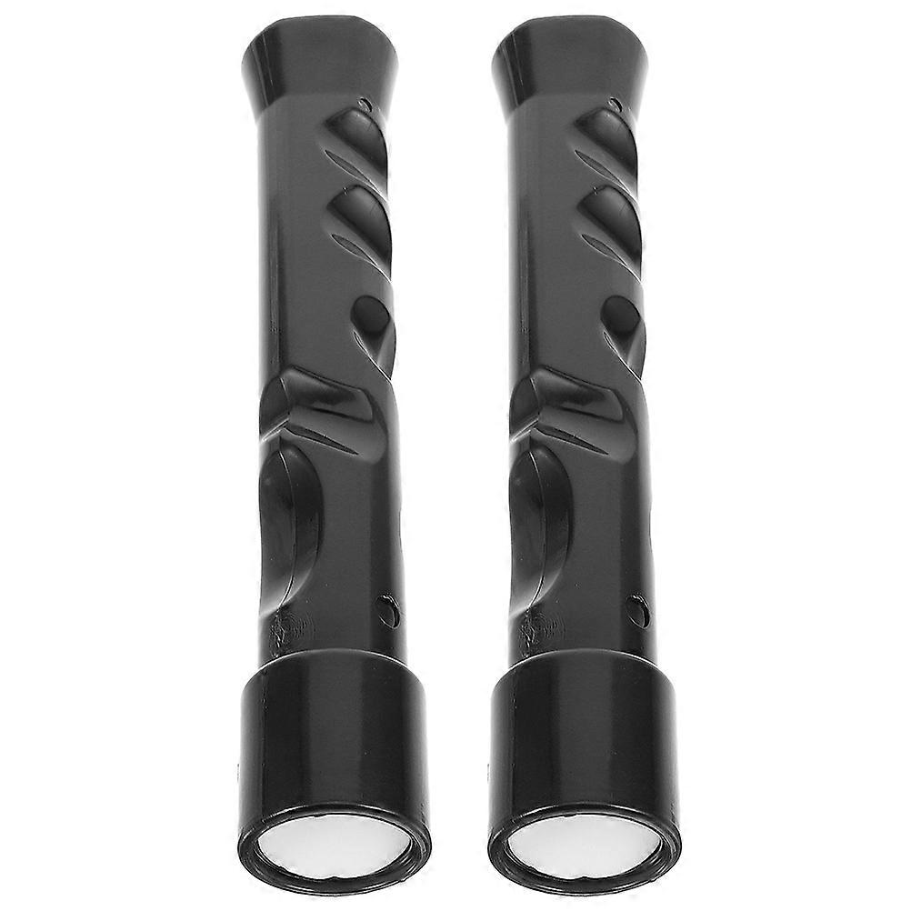 2Pcs Tennis Racket Grip Tape for Anti Slip and Absorbent Grip Black Made of Durable ABS