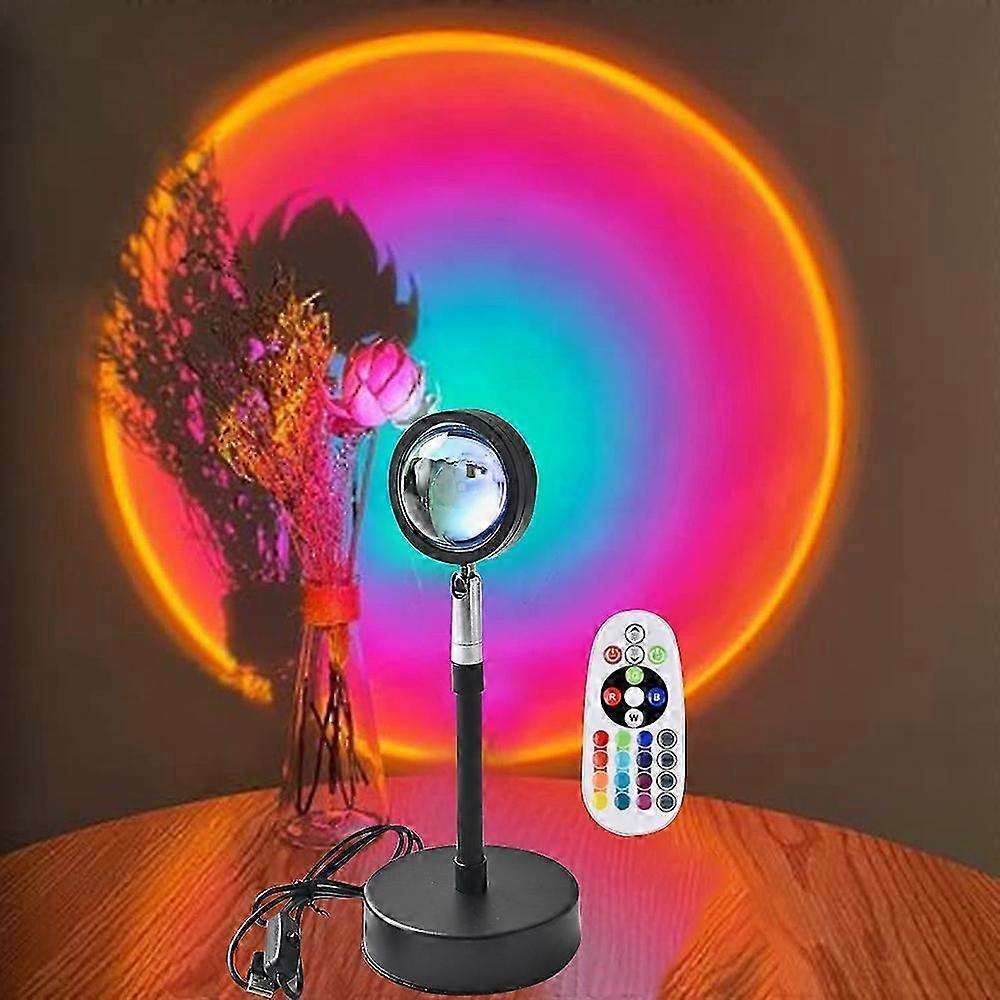 Sunset Projection Lamp, APP Remote Control 16 Colors Sunset Light with RGB Color Changing