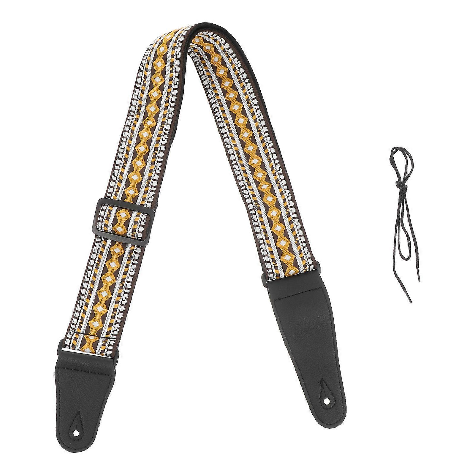 Creative Guitar Strap Durable, Lightweight & Comfortable Design for Acoustic Bass and Ukulele Players Reduces Shoulder Pressure