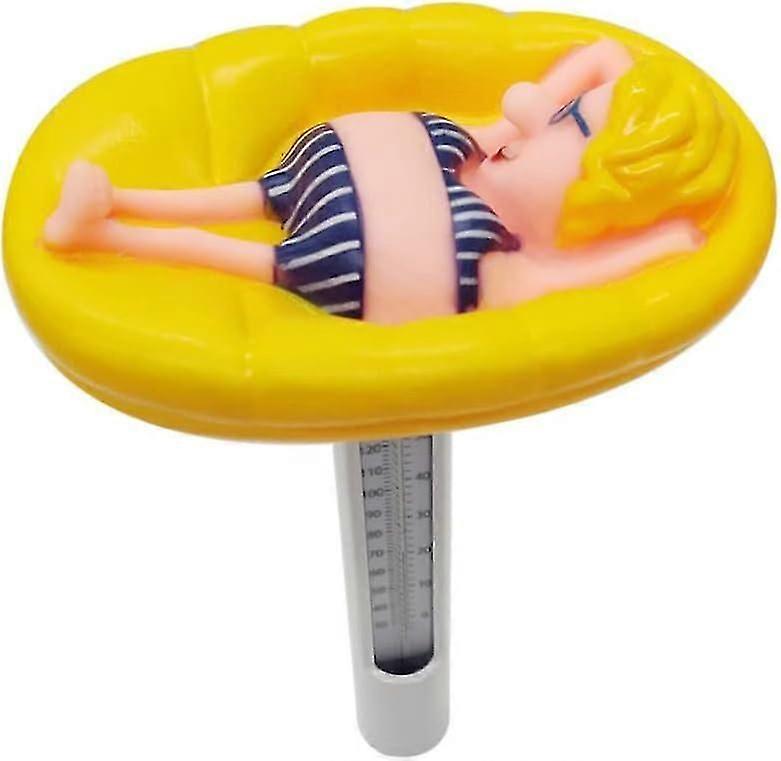 Swimming Pool Thermometer Cartoon Shape Multifunctional Classic Practical Water Temperature Temperat