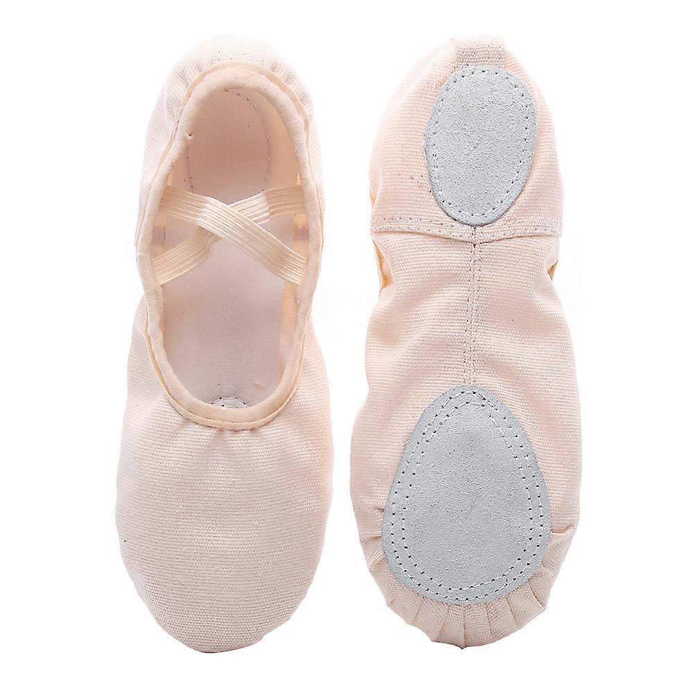 Dance-Ballet-Flat Shoes for Ballet Practice Durable Use Pink 32 1 Pair
