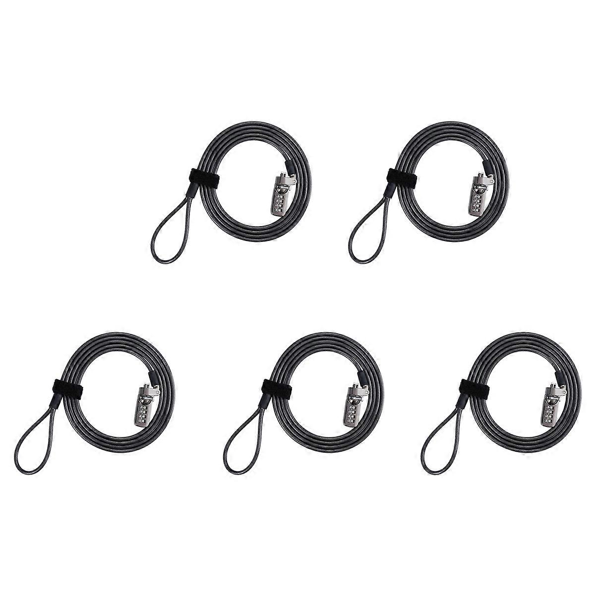 5X Security Anti-Theft Combination Laptop Notebook Cable Lock 4 Digit Password Lock