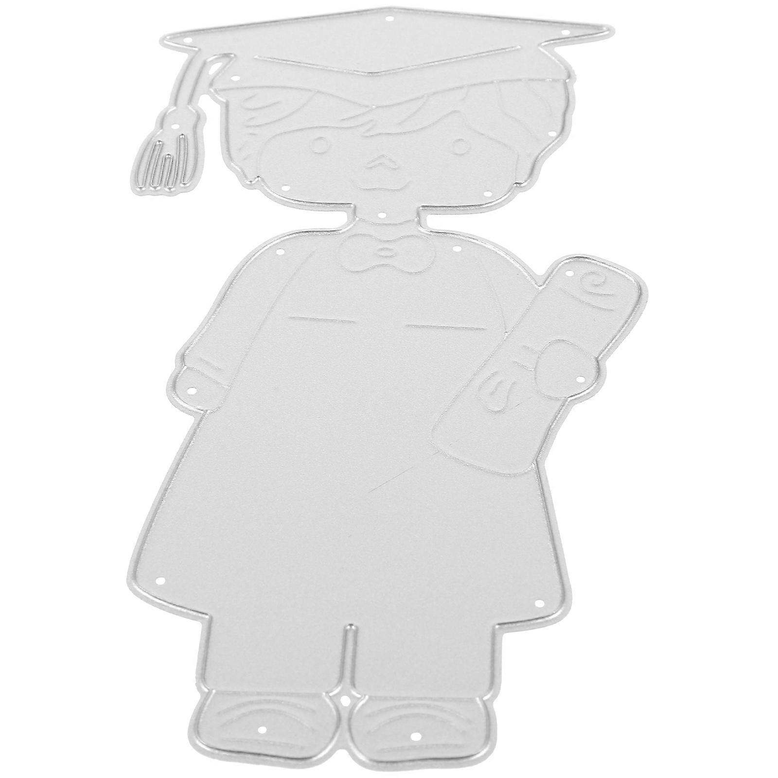 Graduation DIY Cutting Die Craft Stencil for Card Making, Photo Albums, Scrapbooking – Durable Carbon Steel Design for Decorative Projects and Party