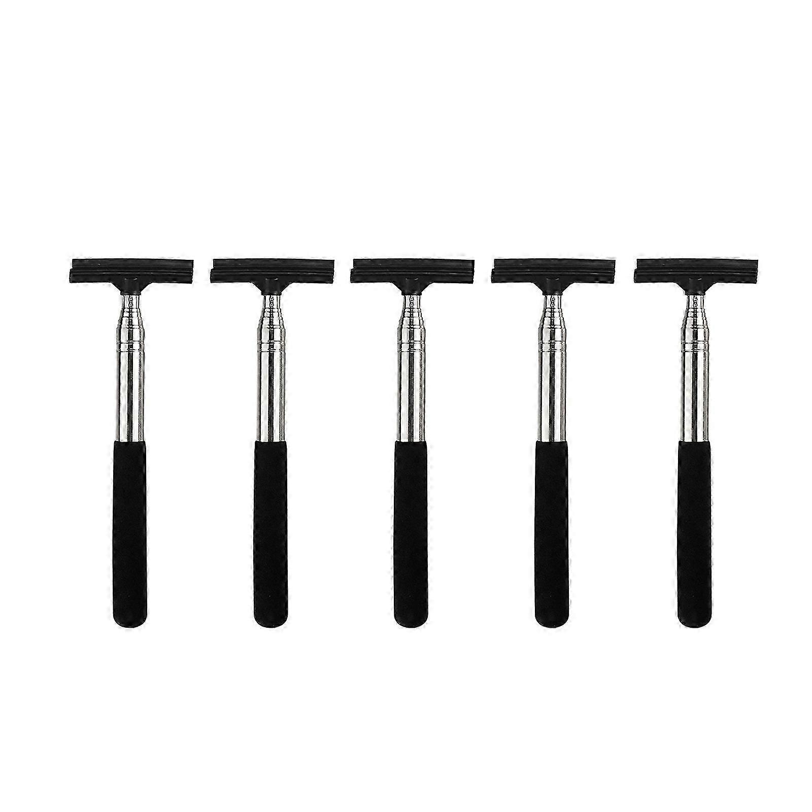 Clearly View Car Rearview Rain Wipers,Car Rearview Squeegee Adjustable Length, Water Resistant Rubber Scraper Purple