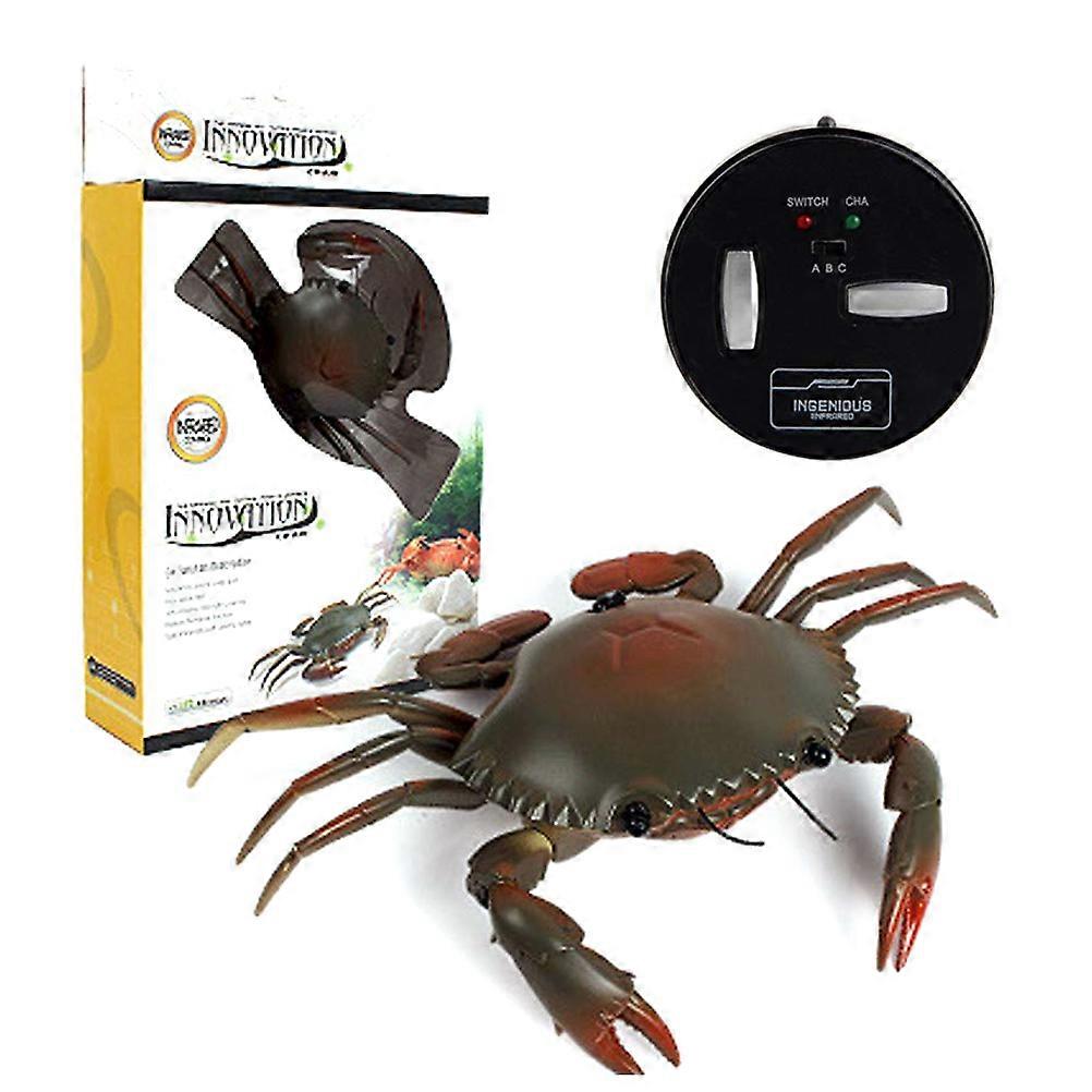Jouet crabe électrique avec télécommande simulant la forme du crabe, jouet RC avec lumière