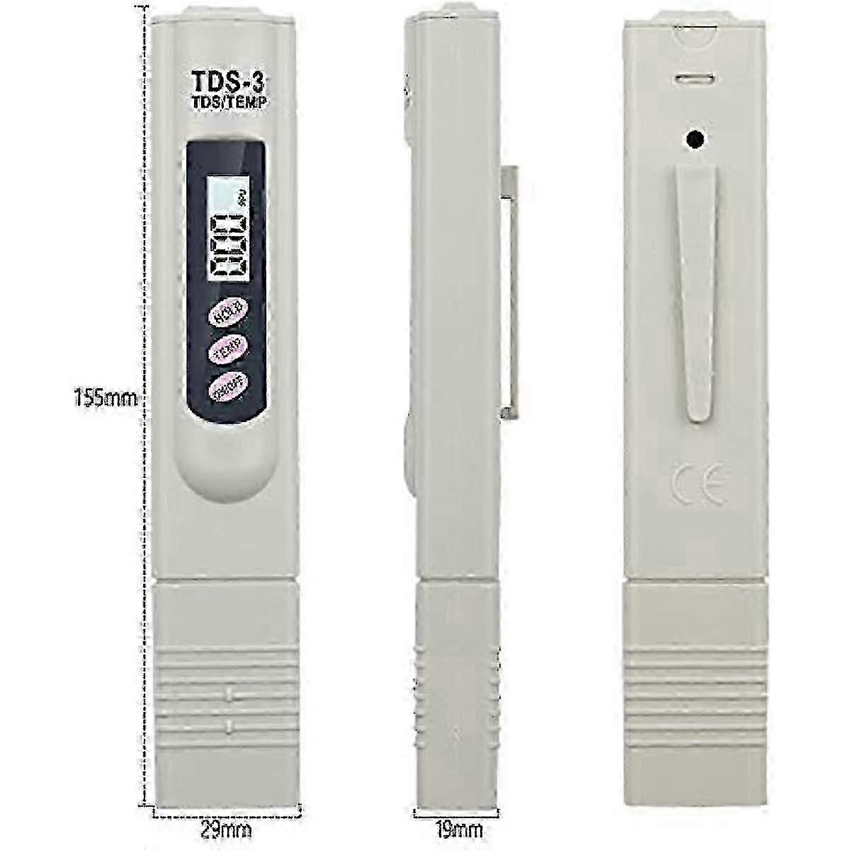Lcd Digital Tds-3 Meter Temp Ppm Tester Pen For Testing Water Quality [PB]